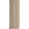 Ekena Millwork Rustic Three Board Joined Board-n-Batten Rough Sawn Faux Wood Shutters w/End Batten, 16 1/2"W x 62"H SHUBJE16X62RSPR - alternate 10